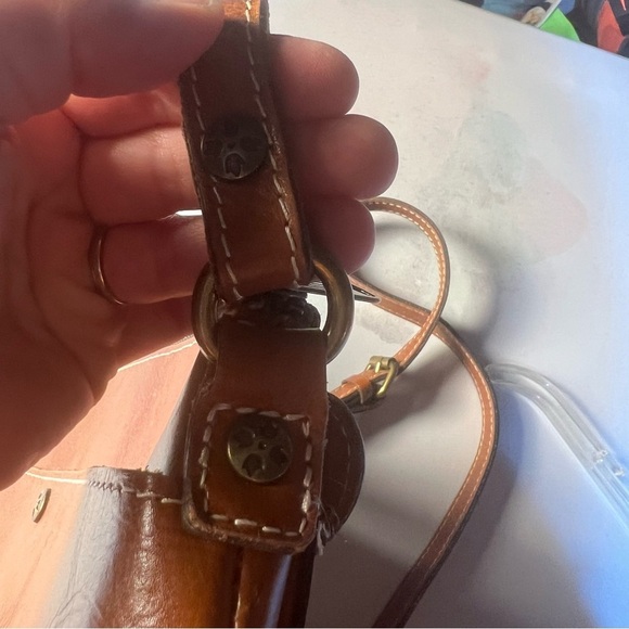 Brown Leather Crossbody Bag - Picture 11 of 16